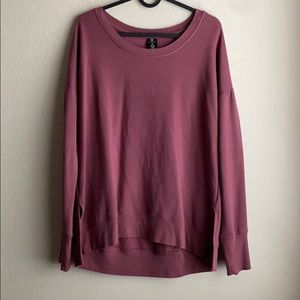 Oversized burgundy sweater